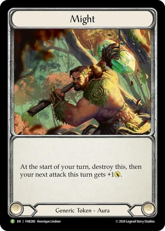 Might [FAB280] (Promo)  Cold Foil | Webway Games