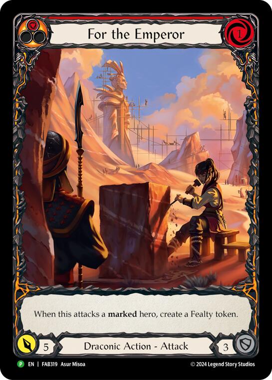 For the Emperor [FAB319] (Promo)  Rainbow Foil | Webway Games