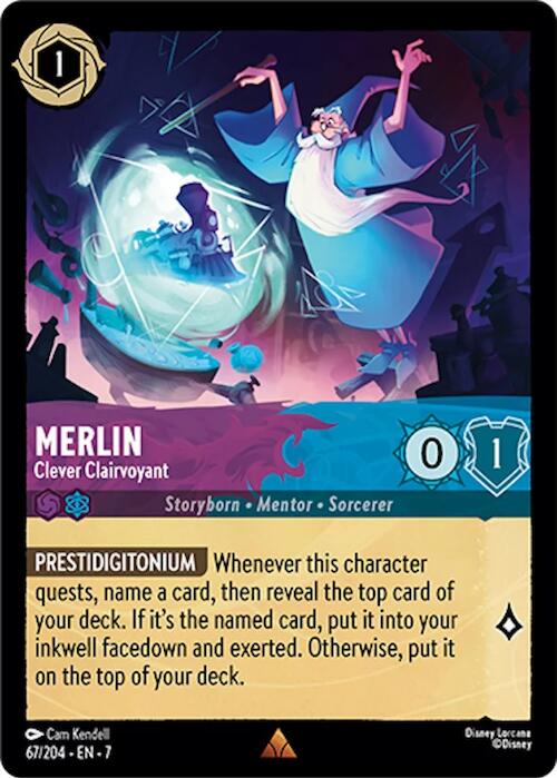 Merlin - Clever Clairvoyant (67/204) [Archazia's Island] | Webway Games