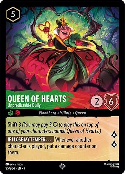 Queen of Hearts - Unpredictable Bully (95/204) [Archazia's Island] | Webway Games