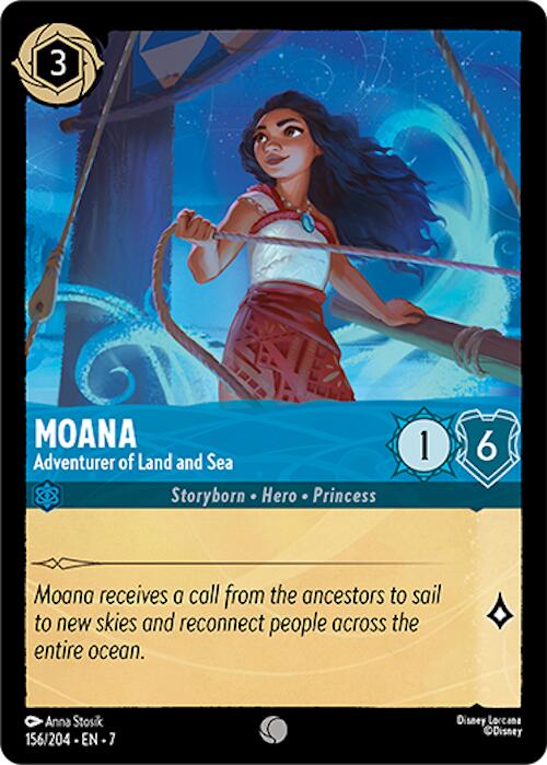 Moana - Adventurer of Land and Sea (156/204) [Archazia's Island] | Webway Games