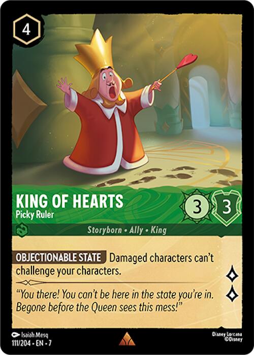 King of Hearts - Picky Ruler (111/204) [Archazia's Island] | Webway Games