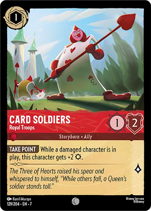 Card Soldiers - Royal Troops (129/204) [Archazia's Island] | Webway Games