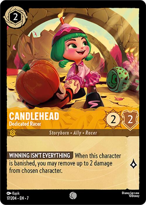 Candlehead - Dedicated Racer (17/204) [Archazia's Island] | Webway Games