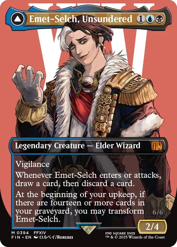 Emet-Selch, Unsundered // Hades, Sorcerer of Eld (Borderless) [FINAL FANTASY] | Webway Games
