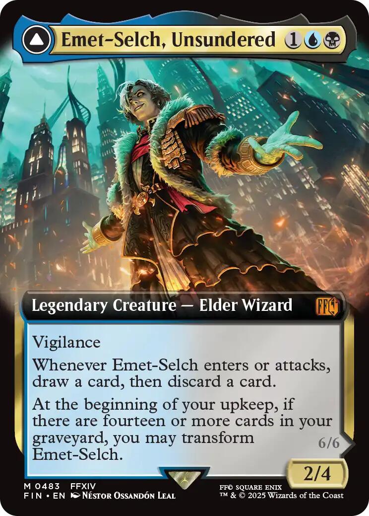 Emet-Selch, Unsundered // Hades, Sorcerer of Eld (Extended Art) [FINAL FANTASY] | Webway Games