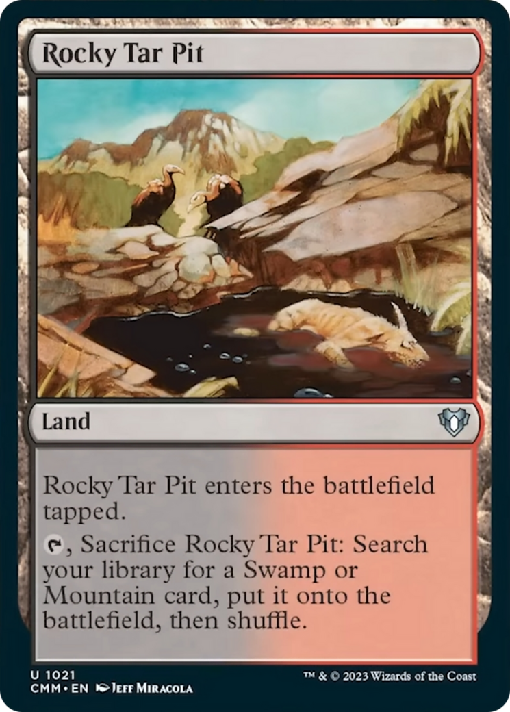 Rocky Tar Pit [Commander Masters] | Webway Games