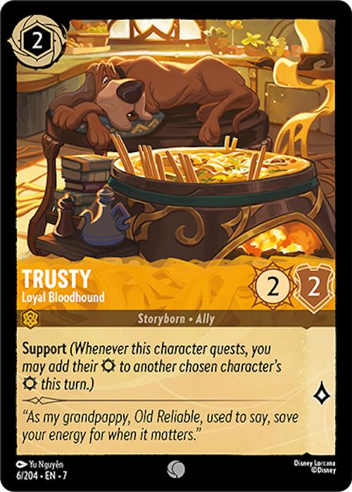 Trusty - Loyal Bloodhound (6/204) [Archazia's Island] | Webway Games