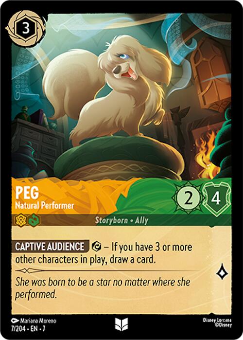 Peg - Natural Performer (7/204) [Archazia's Island] | Webway Games