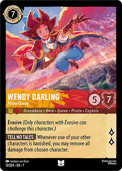 Wendy Darling - Pirate Queen (12/204) [Archazia's Island] | Webway Games