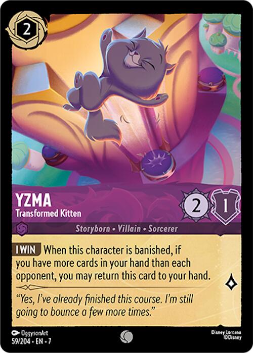 Yzma - Transformed Kitten (59/204) [Archazia's Island] | Webway Games