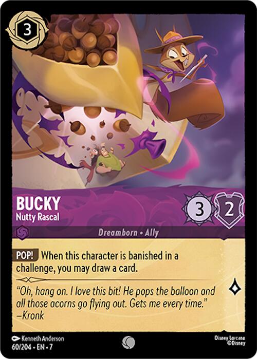 Bucky - Nutty Rascal (60/204) [Archazia's Island] | Webway Games