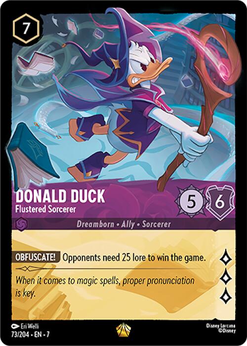 Donald Duck - Flustered Sorcerer (73/204) [Archazia's Island] | Webway Games