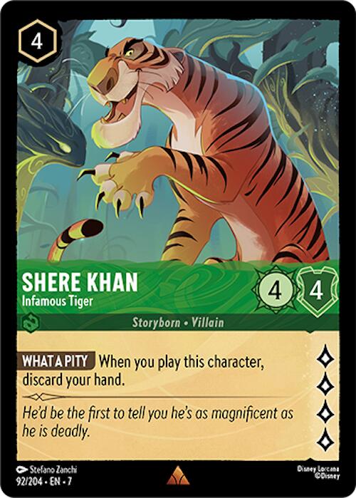 Shere Khan - Infamous Tiger (92/204) [Archazia's Island] | Webway Games
