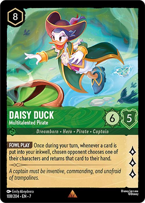Daisy Duck - Multitalented Pirate (108/204) [Archazia's Island] | Webway Games