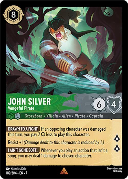 John Silver - Vengeful Pirate (109/204) [Archazia's Island] | Webway Games