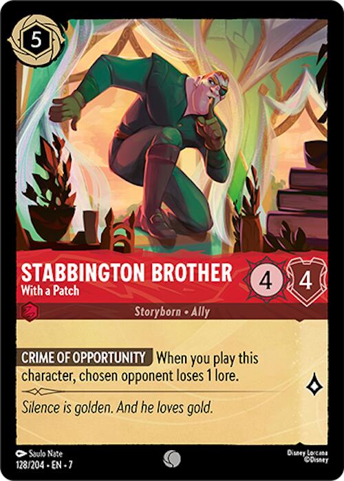 Stabbington Brother - With a Patch (128/204) [Archazia's Island] | Webway Games
