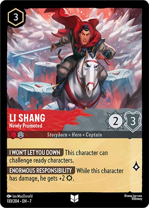 Li Shang - Newly Promoted (133/204) [Archazia's Island] | Webway Games