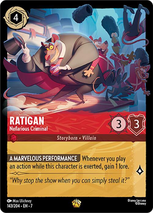 Ratigan - Nefarious Criminal (143/204) [Archazia's Island] | Webway Games