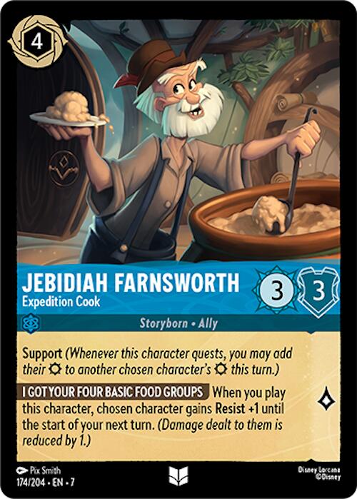 Jebidiah Farnsworth - Expedition Cook (174/204) [Archazia's Island] | Webway Games