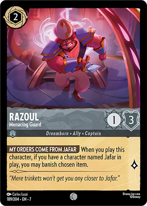 Razoul - Menacing Guard (189/204) [Archazia's Island] | Webway Games