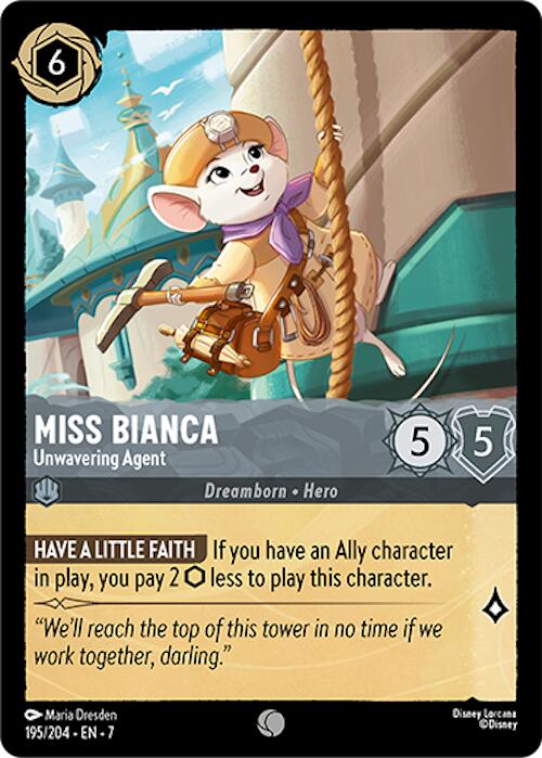 Miss Bianca - Unwavering Agent (195/204) [Archazia's Island] | Webway Games