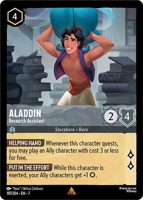 Aladdin - Research Assistant (197/204) [Archazia's Island] | Webway Games