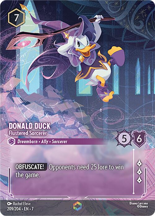 Donald Duck - Flustered Sorcerer (Enchanted) (209/204) [Archazia's Island] | Webway Games