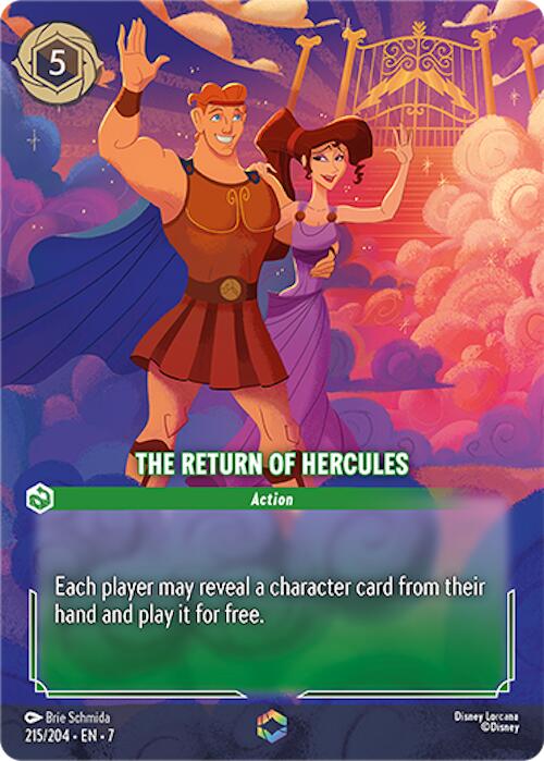 The Return of Hercules (Enchanted) (215/204) [Archazia's Island] | Webway Games