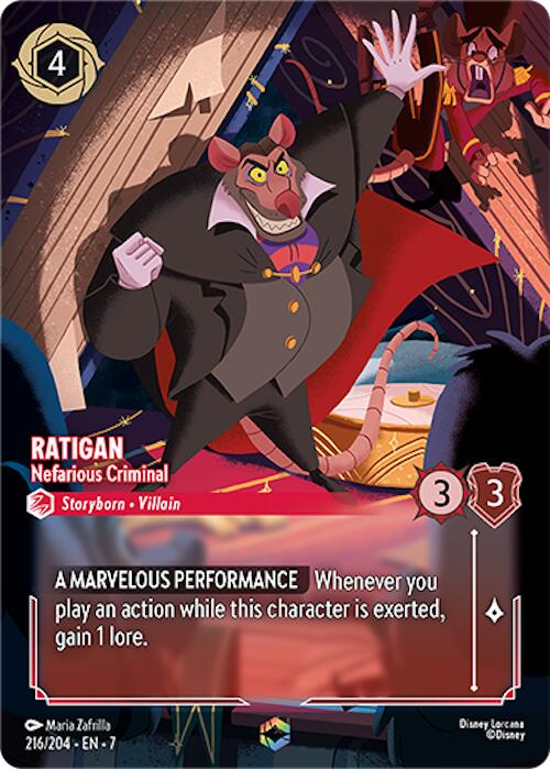 Ratigan - Nefarious Criminal (Enchanted) (216/204) [Archazia's Island] | Webway Games