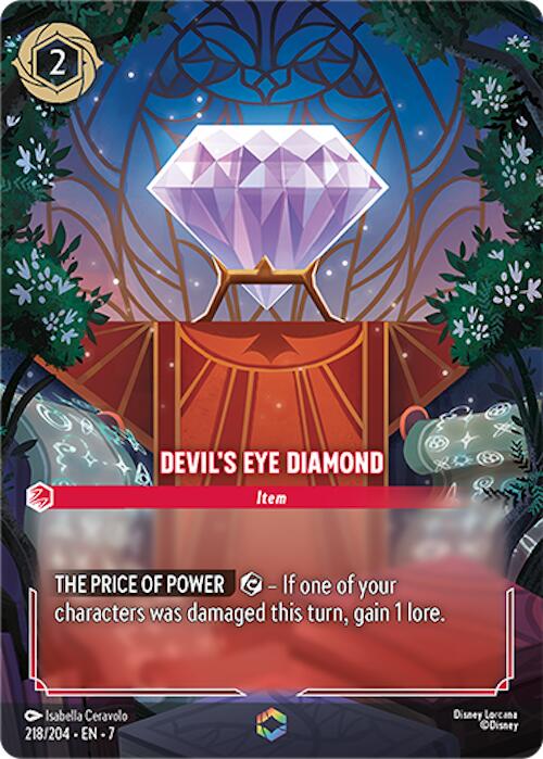 Devil's Eye Diamond (Enchanted) (218/204) [Archazia's Island] | Webway Games