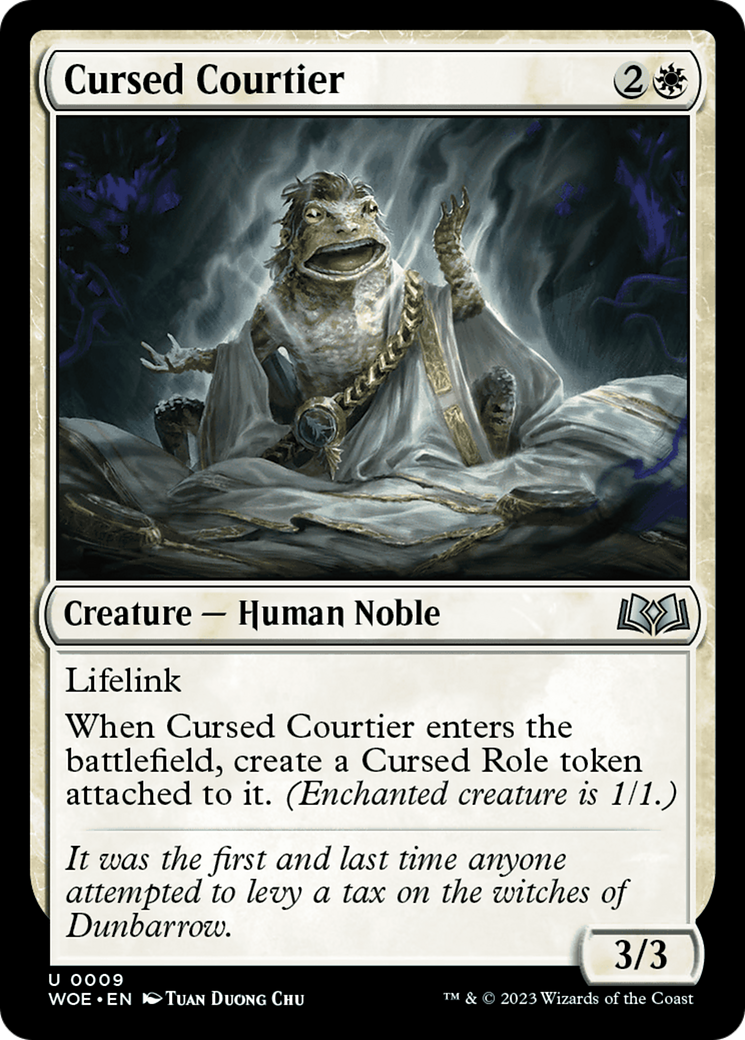 Cursed Courtier [Wilds of Eldraine] | Webway Games