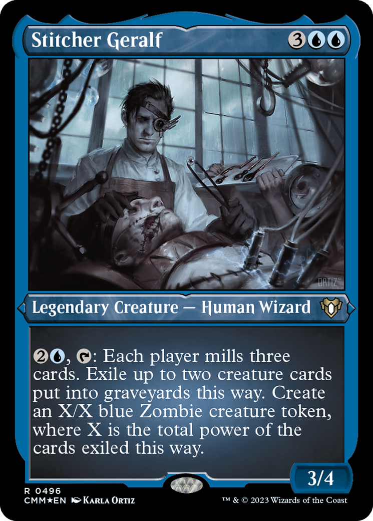 Stitcher Geralf (Foil Etched) [Commander Masters] | Webway Games