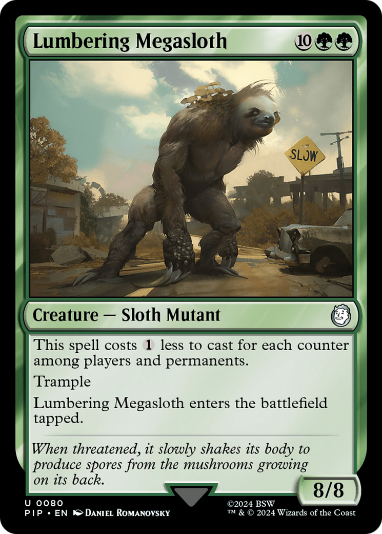 Lumbering Megasloth [Fallout] | Webway Games