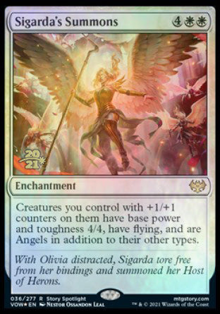 Sigarda's Summons [Innistrad: Crimson Vow Prerelease Promos] | Webway Games
