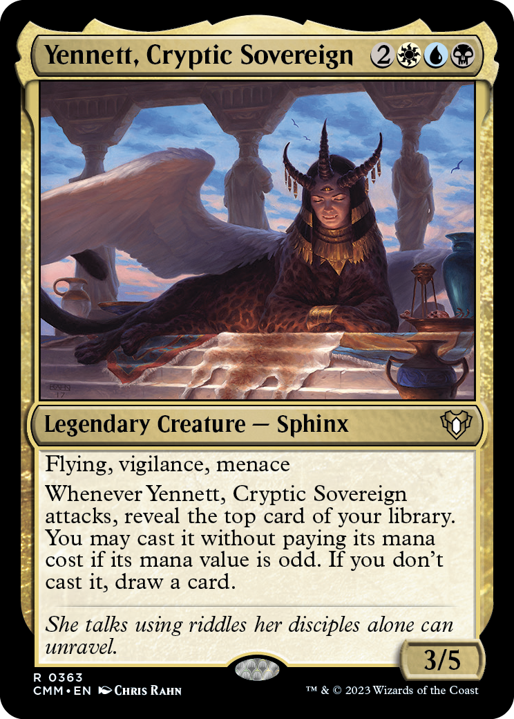 Yennett, Cryptic Sovereign [Commander Masters] | Webway Games