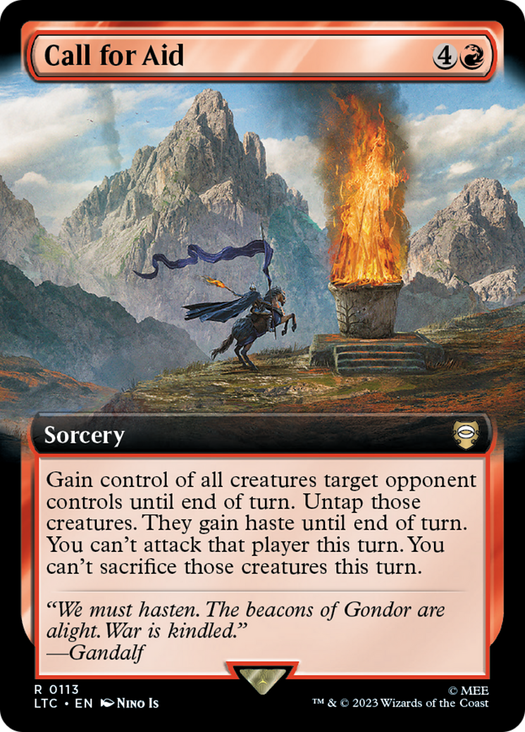 Call for Aid (Extended Art) [The Lord of the Rings: Tales of Middle-Earth Commander] | Webway Games