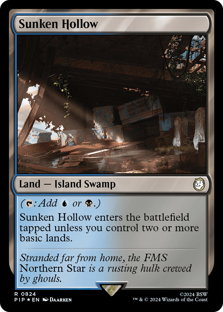 Sunken Hollow (Surge Foil) [Fallout] | Webway Games