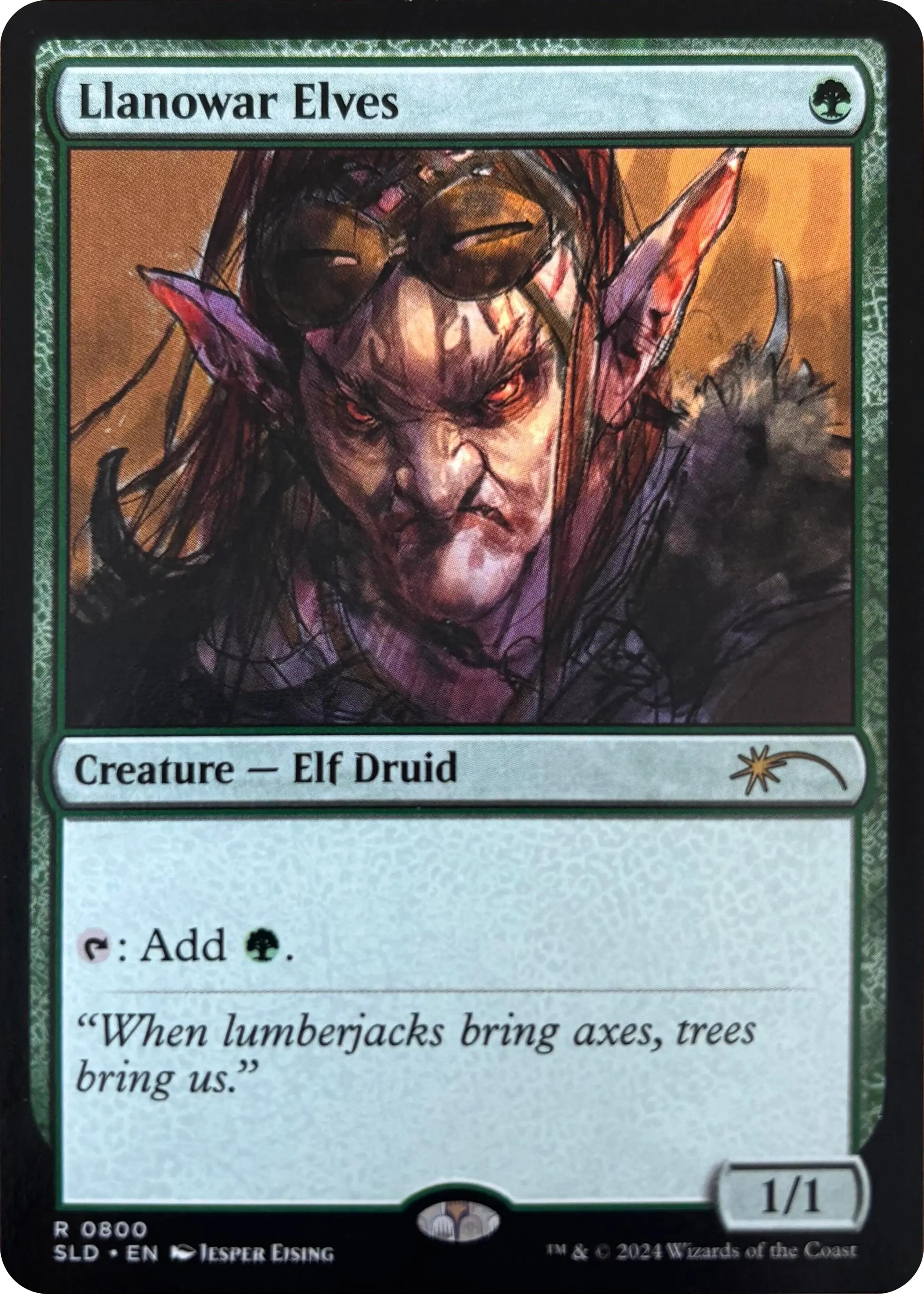 Llanowar Elves (0800) [Secret Lair Drop Series] | Webway Games