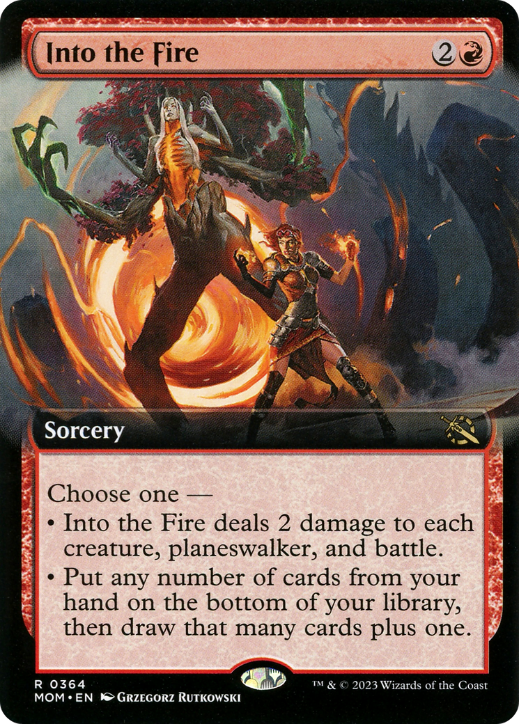 Into the Fire (Extended Art) [March of the Machine] | Webway Games