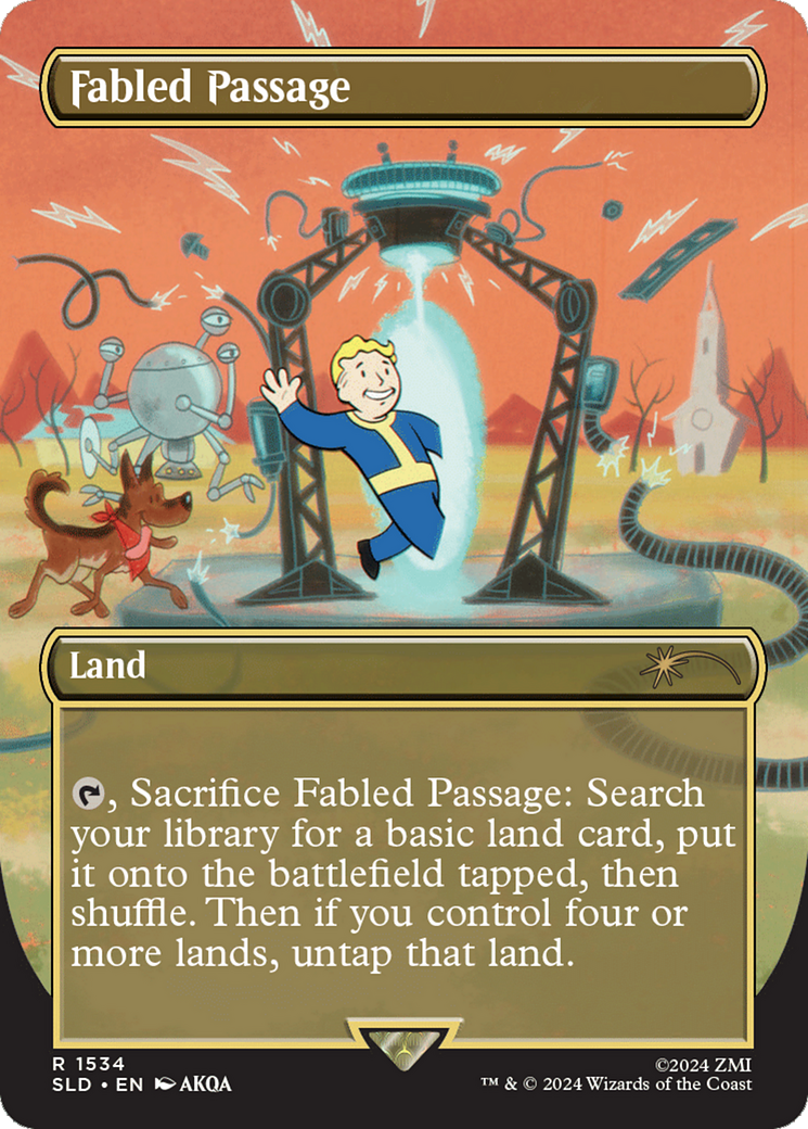 Fabled Passage (1534) (Rainbow Foil) [Secret Lair Drop Series] | Webway Games