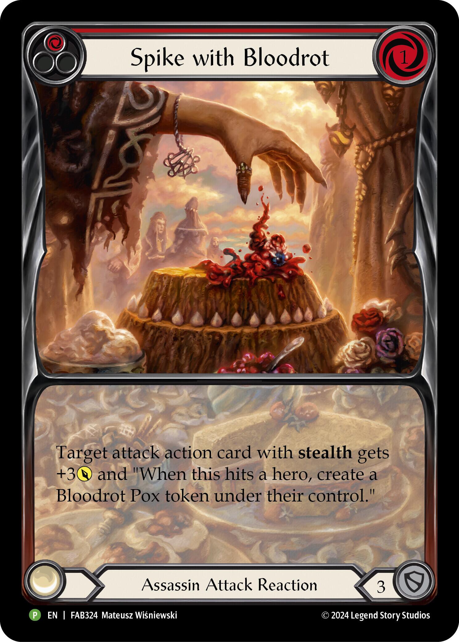 Spike with Bloodrot [FAB324] (Promo)  Rainbow Foil | Webway Games