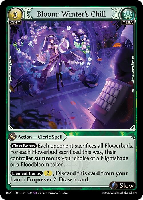 Bloom: Winter's Chill (032) [Diao Chan Re: Collection, Idyll Corsage] | Webway Games