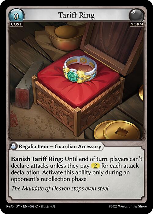 Tariff Ring (008) [Diao Chan Re: Collection, Idyll Corsage] | Webway Games