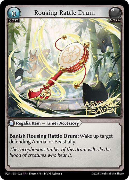 Rousing Rattle Drum (022) [Promotional Cards] | Webway Games