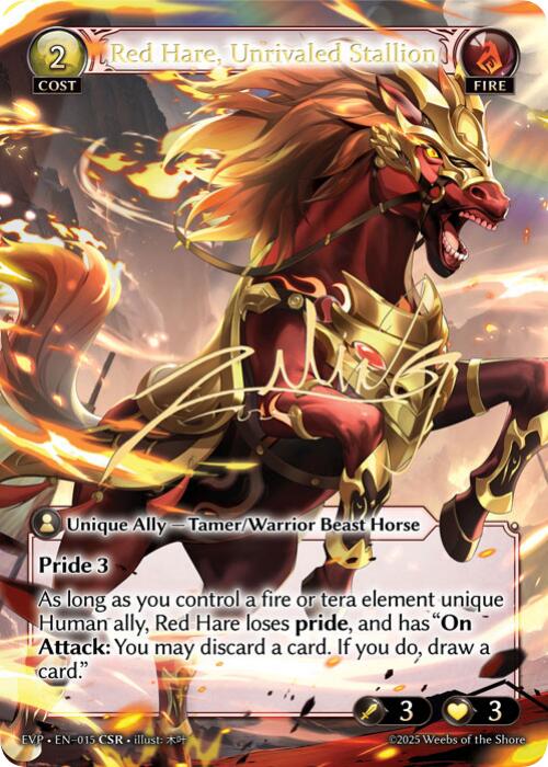 Red Hare, Unrivaled Stallion (015) [Abyssal Heaven Event Pack] | Webway Games