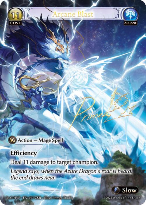 Arcane Blast (CSR) (027) [Guo Jia Re: Collection, Heaven's Favored] | Webway Games