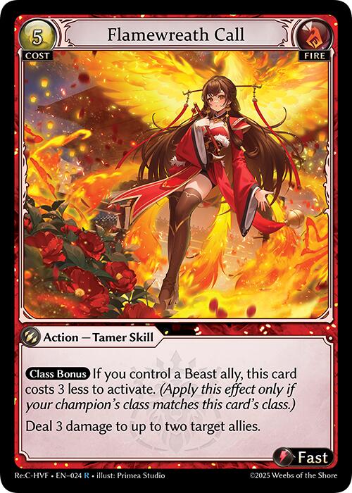 Flamewreath Call (024) [Guo Jia Re: Collection, Heaven's Favored] | Webway Games