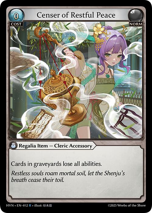 Censer of Restful Peace (012) [Abyssal Heaven] | Webway Games
