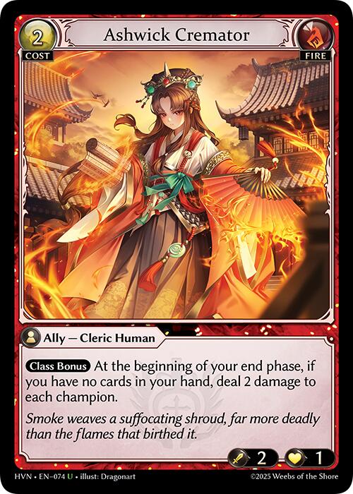 Ashwick Cremator (074) [Abyssal Heaven] | Webway Games